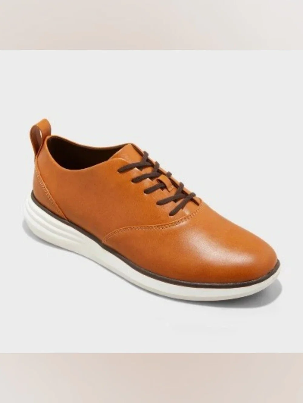 Goodfellow & Co Men's Luis Hybrid Oxford Sneakers Cognac Brown Shoes. New Target